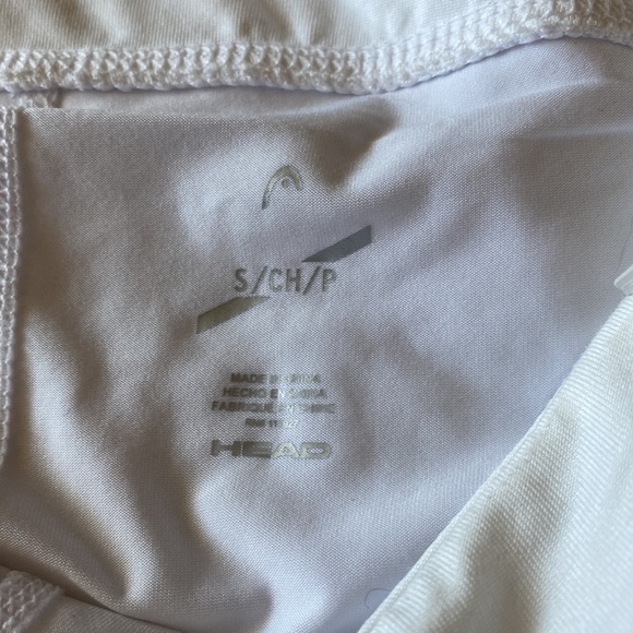 head brand, white skort, size small, worn once - Picture 2 of 3